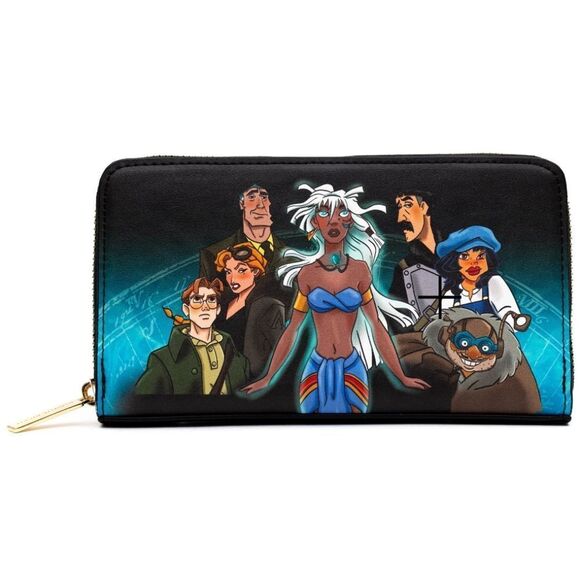 Danielle Nicole Disney Atlantis Zip Around Wallet - Picture 1 of 4